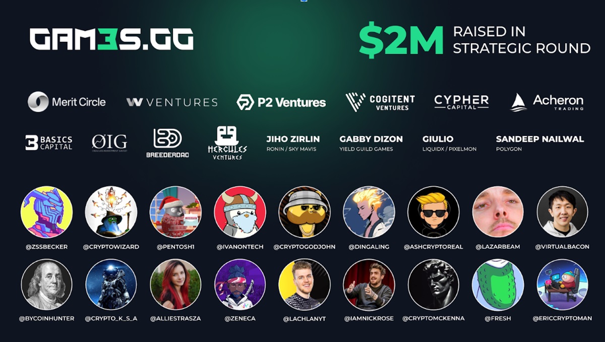 Gam3s.gg raises $2 million to launch Web3 gaming super app and G3 tokens worth $